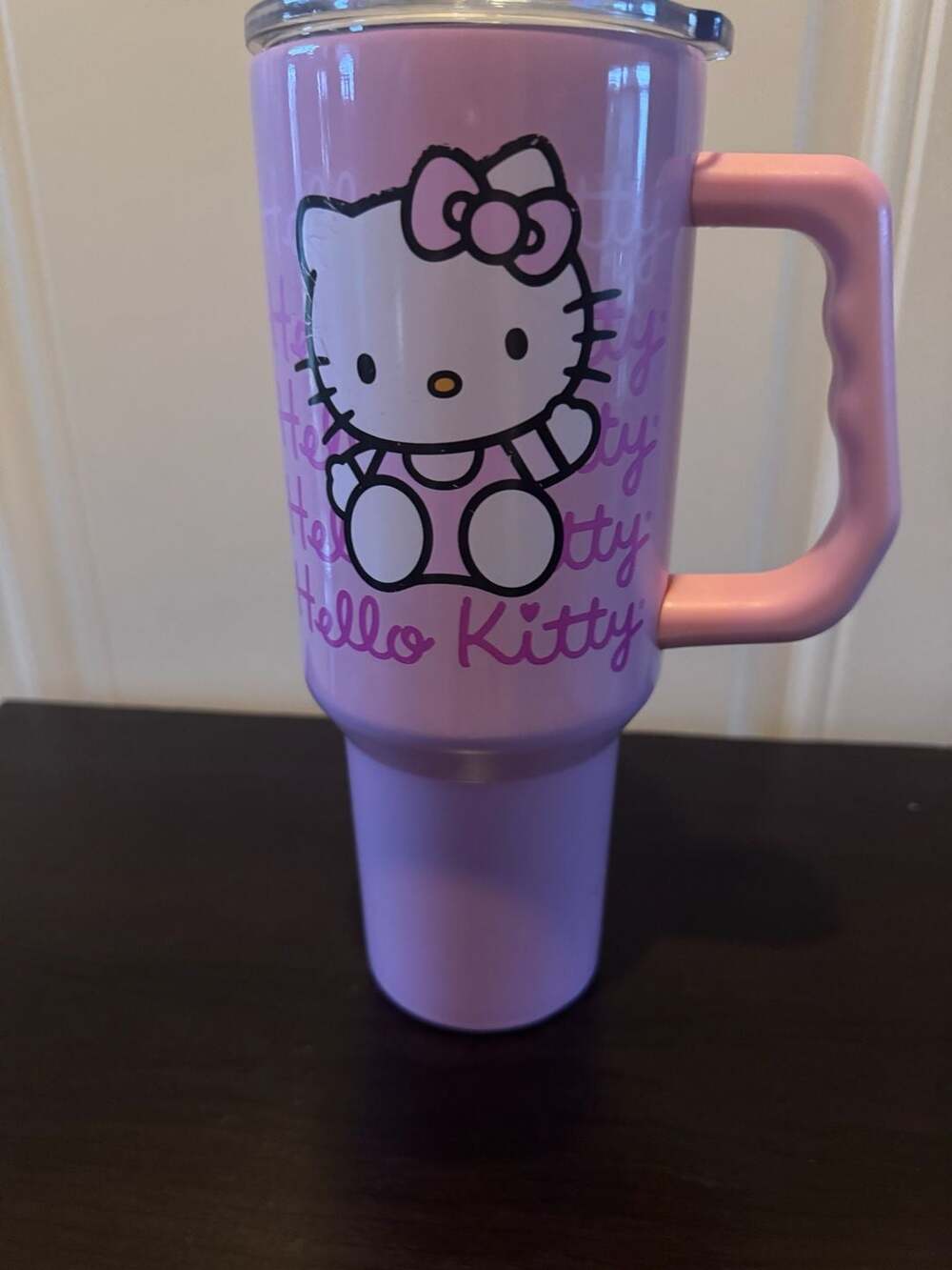 Sanrio Hello Kitty 40 oz Stainless Steel Tumbler With Handle Pink